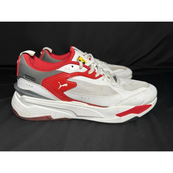 PUMA Scuderia Ferrari Rs Fast Lace Up White Red Sneaker Mens Size 13 main image 6